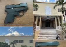 Ocupan arma de fuego a menor de 12 años Centro Educativo Leonor Feltz en Barahona