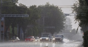 Indomet anuncia lluvias para hoy a causa de una vaguada