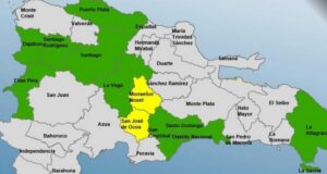 El COE mantiene alerta al DN y 11 provincias por una vaguada