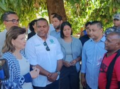 Vicepresidenta Raquel Peña visita zonas afectadas por inundaciones en el Estero de Neiba