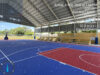 Infraestructura Escolar da toques finales a construcción de techados deportivos en Neiba y Duvergé