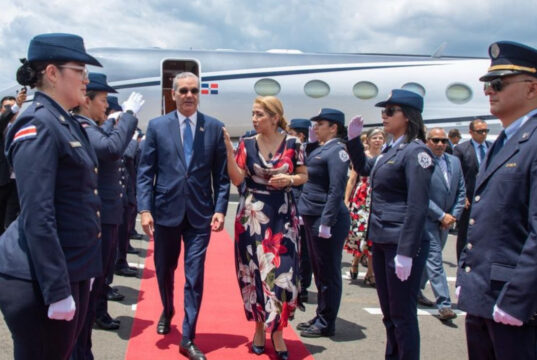 Presidente de Rep. Dominicana llegó este jueves 7 a Costa Rica