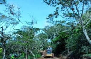 UTEPDA y Alcaldía de Villa Jaragua intervienen camino interparcelarios en tramo Hierba Buena La Esperanza, El Barro