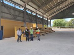 Infraestructura Escolar da toques finales a construcción de techados deportivos en Neiba y Duvergé