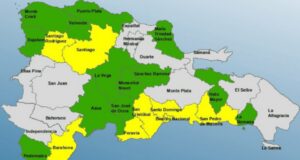 Aumentan a 20 provincias en alerta por efectos de vaguada