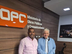 Alcalde de Neiba sostiene encuentro con el Ministro de Obras Publicas y Comunicaciones, MOPC, Eduardo Estrella.